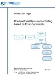 Combinatorial Robustness Testing based on Error-Constraints
