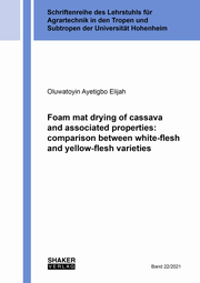 Foam mat drying of cassava and associated properties: comparison between white-flesh and yellow-flesh varieties