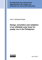 Design, simulation and validation of an inflatable solar dryer for paddy rice in - Cover