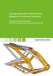 Topology optimization method for the adaptation of mechanical structures