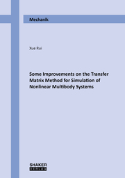 Some Improvements on the Transfer Matrix Method for Simulation of Nonlinear Multibody Systems
