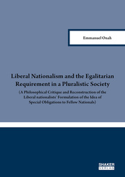 Liberal Nationalism and the Egalitarian Requirement in a Pluralistic Society