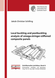 Local buckling and postbuckling analysis of omega-stringer-stiffened composite panels