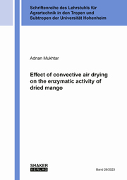 Effect of convective air drying on the enzymatic activity of dried mango
