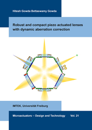 Robust and compact piezo actuated lenses with dynamic aberration correction