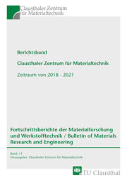 Berichtsband Clausthaler Zentrum für Materialtechnik