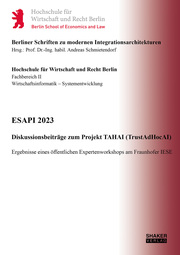 ESAPI 2023 - Diskussionsbeiträge zum Projekt TAHAI (TrustAdHocAI)