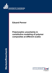 Polymorphic uncertainty in constitutive modeling of polymer composites at different scales