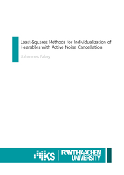 Least-Squares Methods for Individualization of Hearables with Active Noise Cancellation