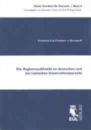 Die Registerpublizität im deutschen und im russischen Unternehmensrecht