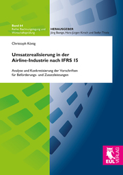 Umsatzrealisierung in der Airline-Industrie nach IFRS 15 - Cover
