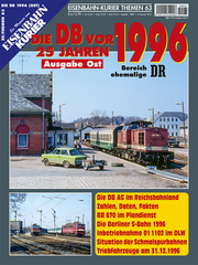 Die DB vor 25 Jahren - 1996 Ausgabe Ost - Cover