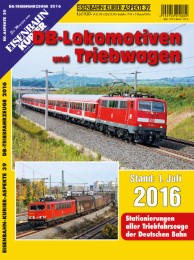 DB-Lokomotiven und Triebwagen - Stand 1. Juli 2016 - Cover