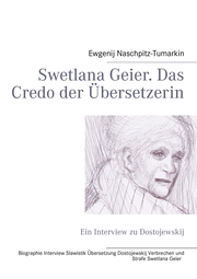 Swetlana Geier. Das Credo der Übersetzerin - Cover