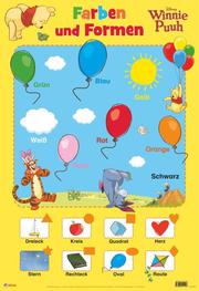 Disney Lernposter: Winnie Puuh - Farben und Formen