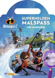 Disney Die Unglaublichen 2: Superhelden-Malspaß für unterwegs - Cover