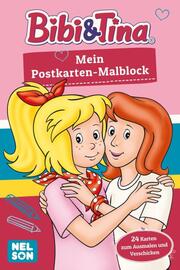 Bibi & Tina: Mein Postkarten-Malblock