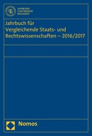 Jahrbuch für Vergleichende Staats- und Rechtswissenschaften - 2016/2017