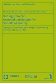 Kulturgüterrecht - Reproduktionsfotografie - StreetPhotography