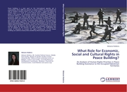 What Role for Economic, Social and Cultural Rights in Peace Building? - Cover