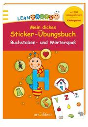 Mein dickes Sticker-Übungsbuch Buchstaben und Wörterspaß
