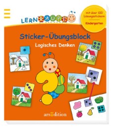 Lernraupe - Sticker-Übungsblock Logisches Denken