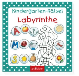 Kindergarten-Rätsel Labyrinthe