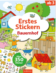Erstes Stickern - Bauernhof - Cover