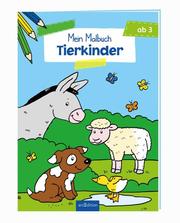 MEin Malbuch ab 3 - Tierkinder - Cover