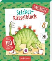 Sticker-Rätselblock Dinosaurier - Cover