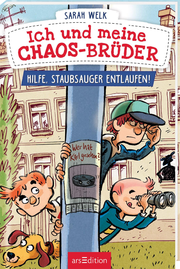 Ich und meine Chaos-Brüder - Hilfe, Staubsauger entlaufen! (Ich und meine Chaos-Brüder 2) - Cover