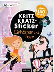 Kritzkratz-Sticker - Einhörner und Feen - Cover