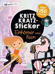 Kritzkratz-Sticker - Einhörner und Feen - Abbildung 6