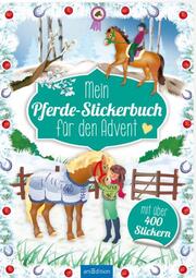 Mein Pferde-Stickerbuch für den Advent - Cover