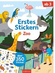 Erstes Stickern - Zoo - Cover