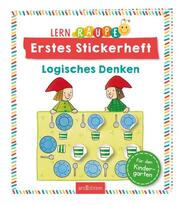 Lernraupe - Erstes Stickerheft - Logisches Denken - Cover