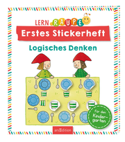 Lernraupe - Erstes Stickerheft - Logisches Denken - Cover