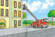 Erstes Stickern - Feuerwehr und Polizei im Einsatz - Abbildung 1