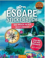 Escape-Stickerbuch - Das Wrack in der Geisterbucht - Cover