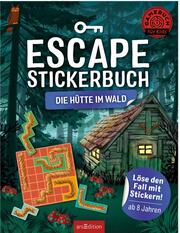 Escape-Stickerbuch - Die Hütte im Wald - Cover