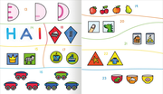 Lernraupe - Erstes Stickerheft - Buchstaben und Wörter - Abbildung 4