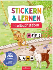 Stickern & Lernen - Grossbuchstaben - Cover