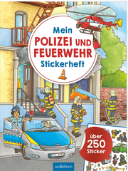 Mein Polizei- und Feuerwehr-Stickerheft - Cover