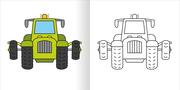 Mein erstes dickes Malbuch ab 2 - Bagger und Traktoren - Abbildung 5