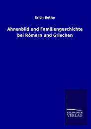 Ahnenbild und Familiengeschichte bei Römern und Griechen - Cover