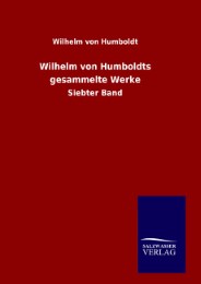 Wilhelm von Humboldts gesammelte Werke - Cover
