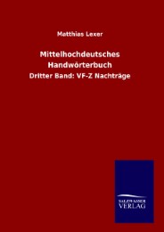 Mittelhochdeutsches Handwörterbuch