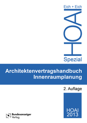 Architektenvertragshandbuch Innenraumplanung - Cover