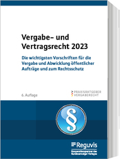 Vergabe- und Vertragsrecht 2022 - Cover