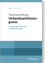 Textsammlung Verbandssanktionengesetz